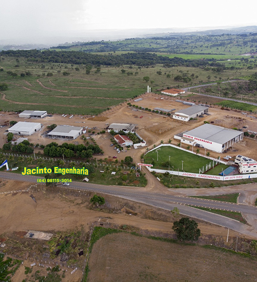 visão aérea lateral da jacinto engenharia